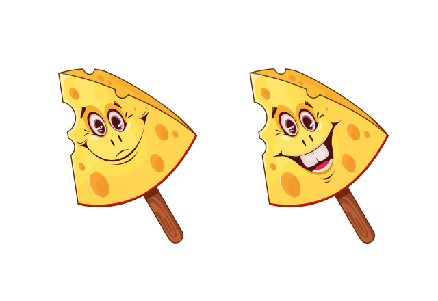 Cheese Ice Cream Custom Cursor for Chrome from Ice Cream Cursors Collection