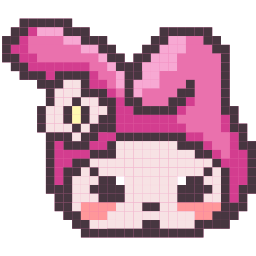Custom Cursor Cute My Melody Pixel Pointer