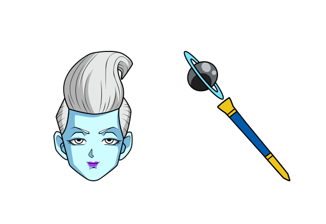 Whis Custom Cursor for Chrome from Dragon Ball Cursors Collection