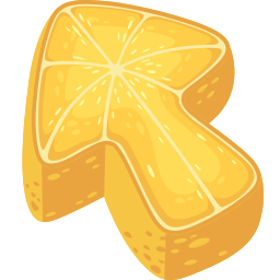 Lemon Texture custom cursor for Chrome Pointer
