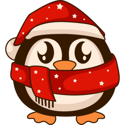 Custom Cursor Cute Christmas Penguin Pointer