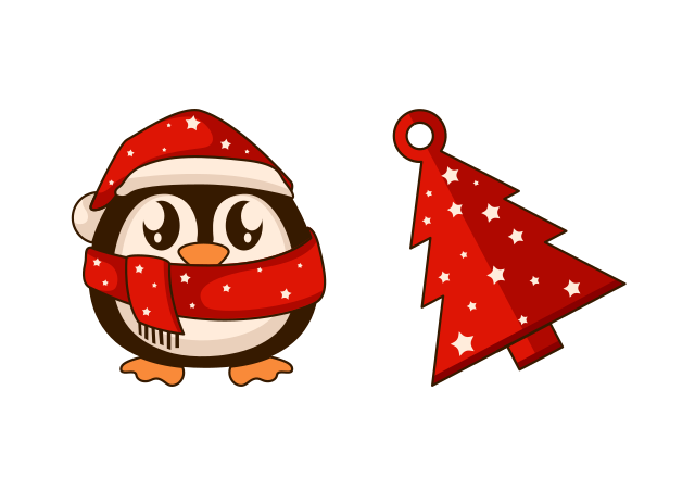 Christmas Penguin Custom Cursor for Chrome from Merry Christmas and Happy New Year Cursors Collection
