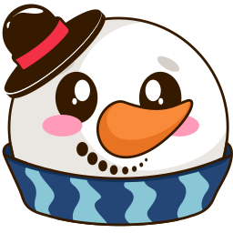 Custom Cursor Cute Snowman and Mitten Pointer
