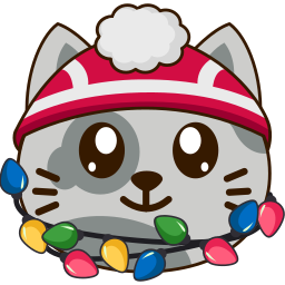Custom Cursor Cute Christmas Cat Pointer