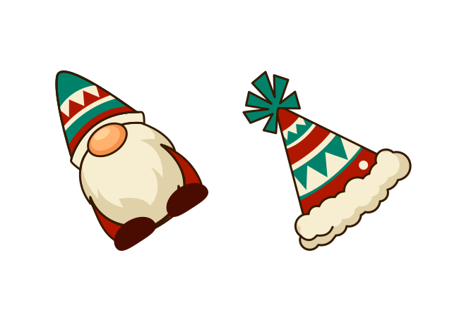 Christmas Gnome Custom Cursor for Chrome from Merry Christmas and Happy New Year Cursors Collection