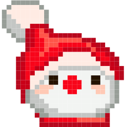 Custom Cursor Cute Snowman Pixel Pointer