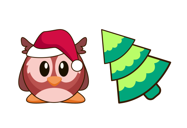 Christmas Owl Custom Cursor for Chrome from Merry Christmas and Happy New Year Cursors Collection