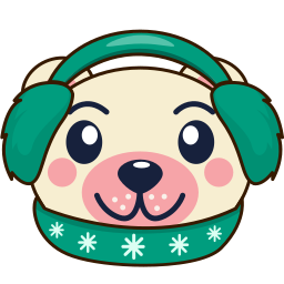 Custom Cursor Cute Polar Bear and Sled Pointer
