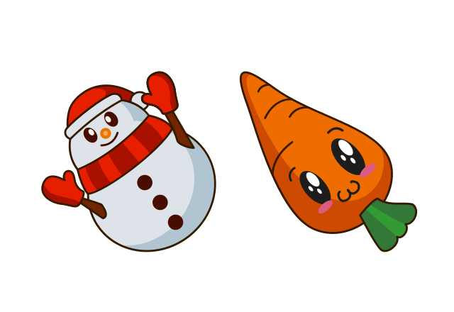 Happy Snowman Custom Cursor for Chrome from Merry Christmas and Happy New Year Cursors Collection