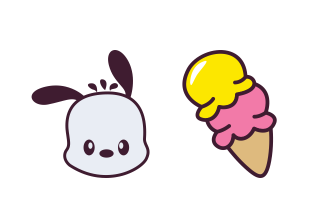 Pochacco Custom Cursor for Chrome from Hello Kitty Cursors Collection
