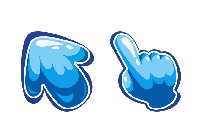 The Water Custom Cursor for Chrome from The Cursors Cursors Collection
