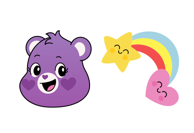 Best Friend Bear Custom Cursor for Chrome from Care Bears Cursors Collection