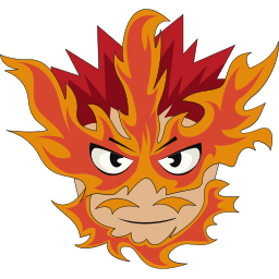Custom Cute Cursor Enji Todoroki from My Hero Academia Pointer