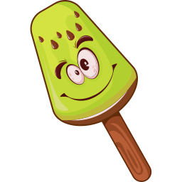 Kiwi Ice Cream Cute Cursor Pointer