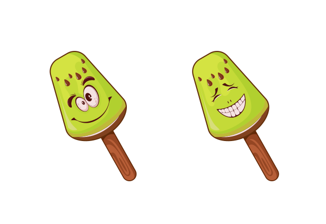 Kiwi Ice Cream Custom Cursor for Chrome from Ice Cream Cursors Collection