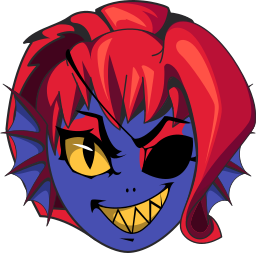 Custom Cute Cursor Undyne from Undertale Pointer