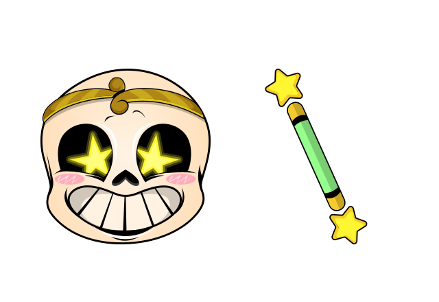 Undertale Dream Sans Custom Cursor for Chrome from Undertale and Deltarune Cursors Collection