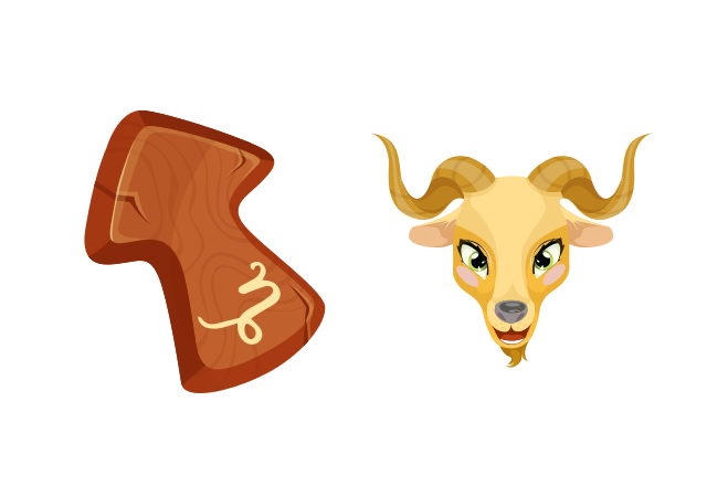 Capricorn Zodiac Sign Custom Cursor for Chrome from Zodiac Signs Cursors Collection