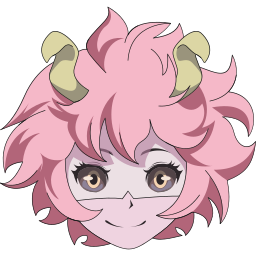 Custom Cursor Cute Mina Ashido from My Hero Academia Pointer