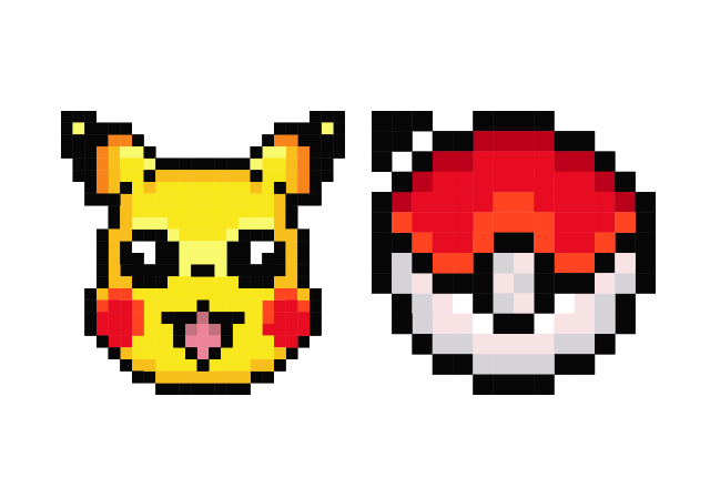 Pikachu Pixel Custom Cursor for Chrome from Cute Pixel Cursors Collection