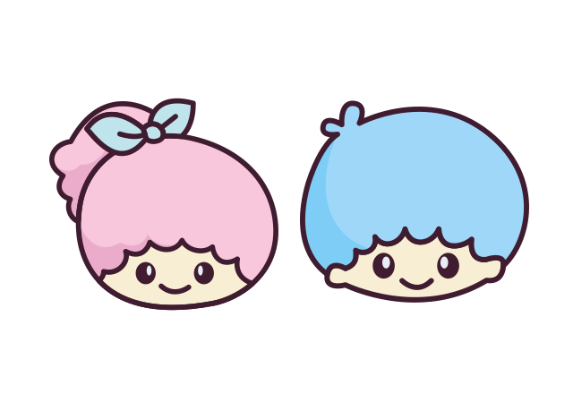 Kiki and Lala Custom Cursor for Chrome from Hello Kitty Cursors Collection