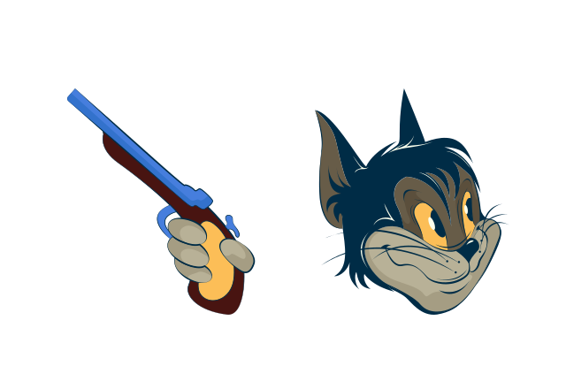 Butch Custom Cursor for Chrome from Tom and Jerry: The Movie Cursors Collection
