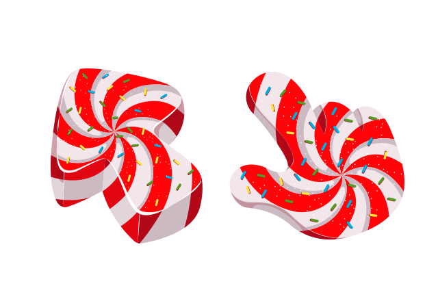 Candy Texture Custom Cursor for Chrome from Textures Cursors Collection