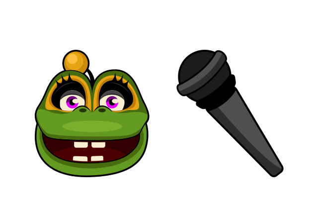 Happy Frog Custom Cursor for Chrome from Five Nights at Freddy's Cursors Collection