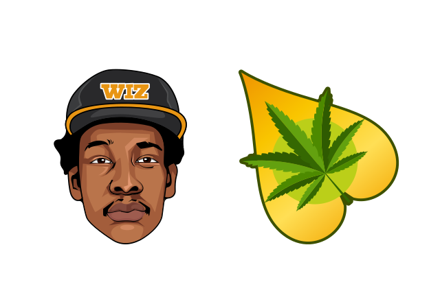 Wiz Khalifa Custom Cursor for Chrome from Rappers Cursors Collection