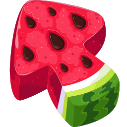 Watermelon Texture Custom Cursor Pointer