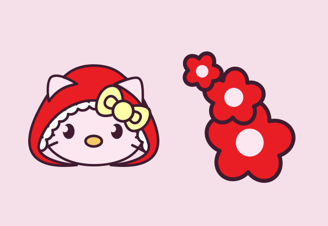 Hello Kitty and Red Strawberry cursor – Custom Cursor
