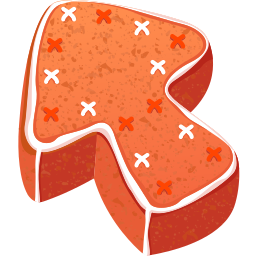 Custom Cursor Gingerbread Texture Pointer