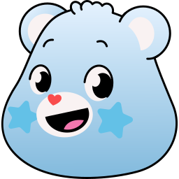 America Cares Bear custom cursor for Chrome Pointer