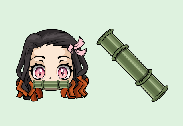 Demon Slayer Nezuko Kamado cursor – Custom Cursor