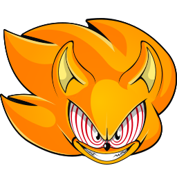 Custom Cursor Cute Super Sonic from Sonic the Hedgehog Pointer