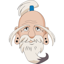 Custom Cursor Isaac Netero from Hunter × Hunter Pointer