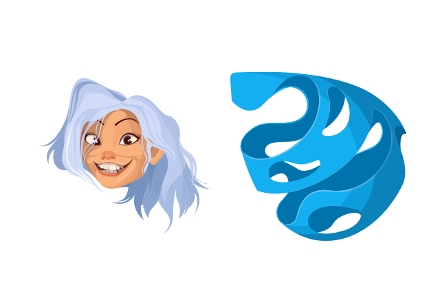 Sisu Human Form Custom Cursor for Chrome from Animation Movies Cursors Collection