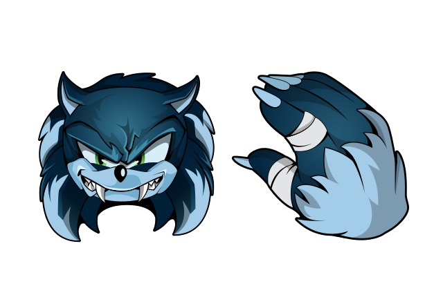 Sonic the Werehog Custom Cursor for Chrome from Sonic the Hedgehog Cursors Collection