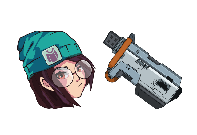 Killjoy Custom Cursor for Chrome from Video Games Cursors Collection