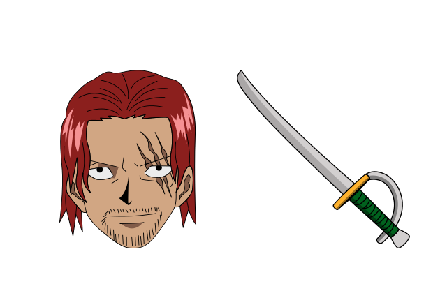 Shanks Custom Cursor for Chrome from One Piece Cursors Collection