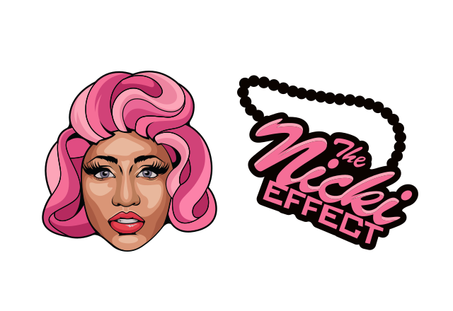 Nicki Minaj Custom Cursor for Chrome from Rappers Cursors Collection