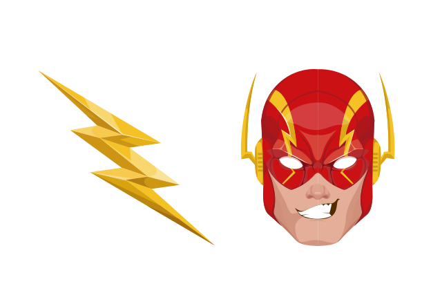 The Flash Custom Cursor for Chrome from Justice League Cursors Collection