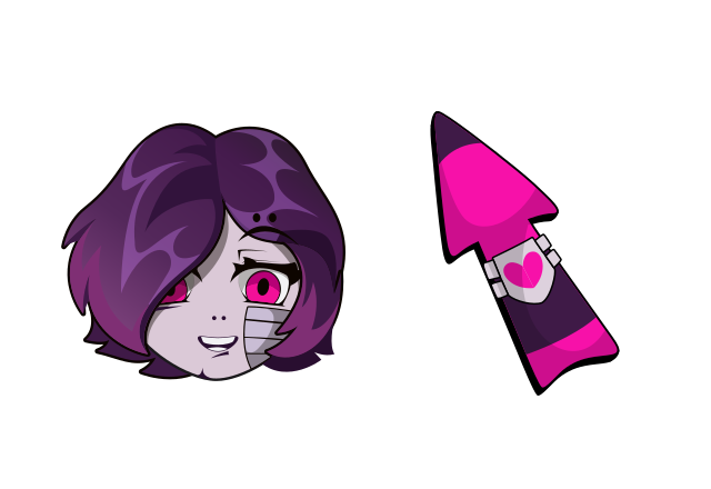 Undertale Mettaton EX Custom Cursor for Chrome from Undertale and Deltarune Cursors Collection