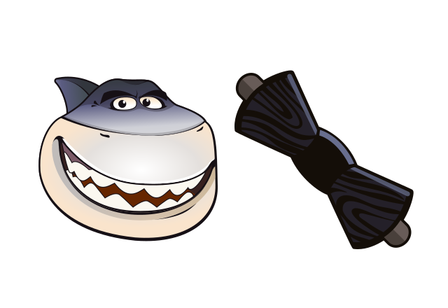 Mr. Shark Custom Cursor for Chrome from Animation Movies Cursors Collection