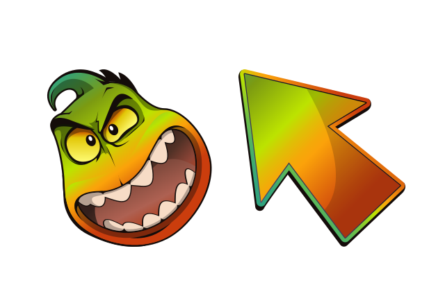 Mr. Piranha Custom Cursor for Chrome from Animation Movies Cursors Collection