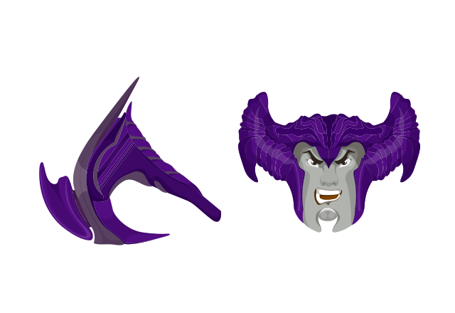Steppenwolf Custom Cursor for Chrome from Justice League Cursors Collection