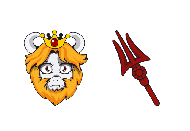 Undertale Asgore Dreemurr Custom Cursor for Chrome from Undertale and Deltarune Cursors Collection