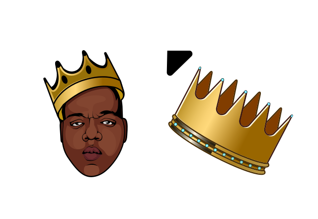 The Notorious B.I.G Custom Cursor for Chrome from Rappers Cursors Collection