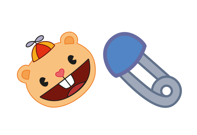 Cub Custom Cursor for Chrome from Happy Tree Friends Cursors Collection