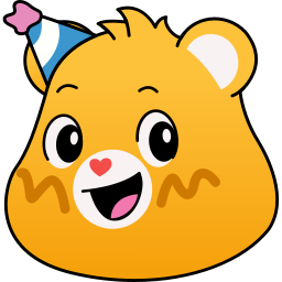 Birthday Bear custom cursor for Chrome Pointer